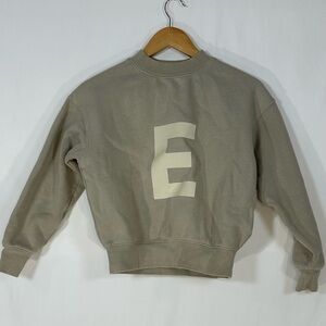 Fear of God Essentials Smoke Crew Neck Grey  Casual Sweatshirt Pullover 6/7